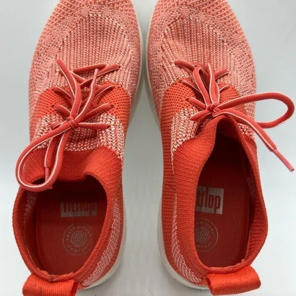FIT FLOP WOMENS CORAL UBER KNIT SLIP ON HIGHTOP SNEAKERS 9.5 - Picture 10 of 13